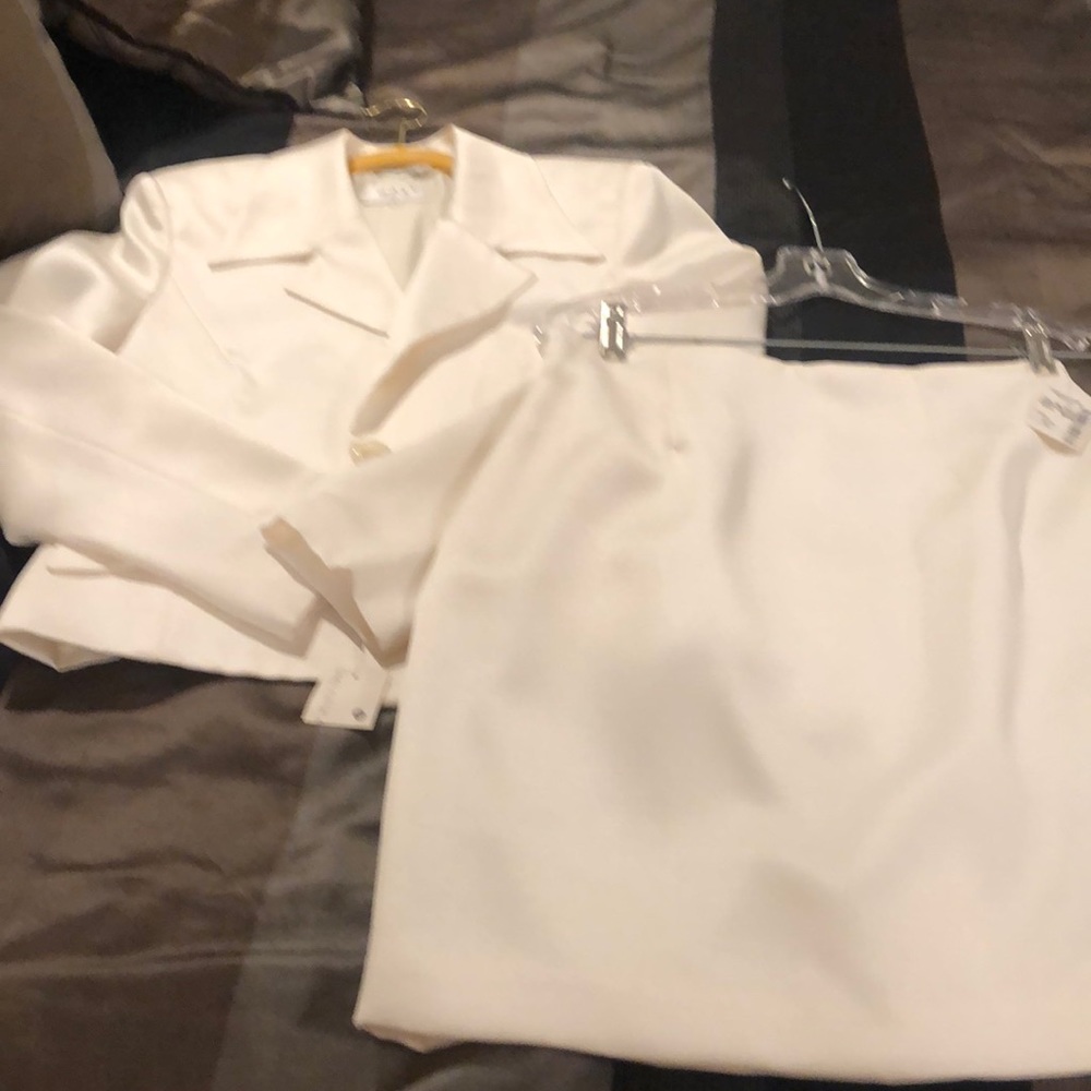 NEW WITH TAGS. Cream suit